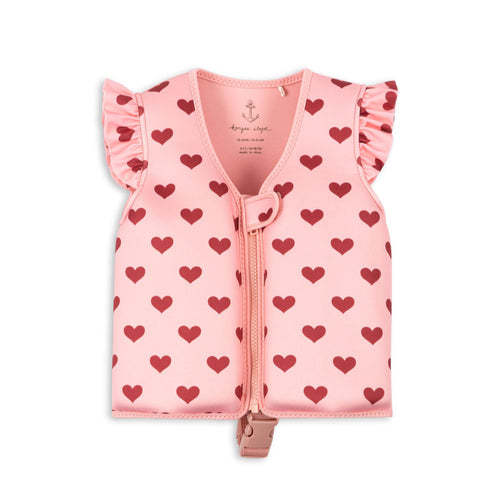 avery swim vest - amour pink
