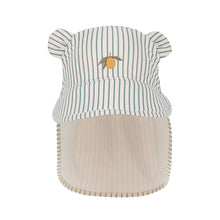 將圖片載入圖庫檢視器 aster bear sun hat grs - tea stripe