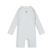 Load image into Gallery viewer, aster onesie grs - tea stripe
