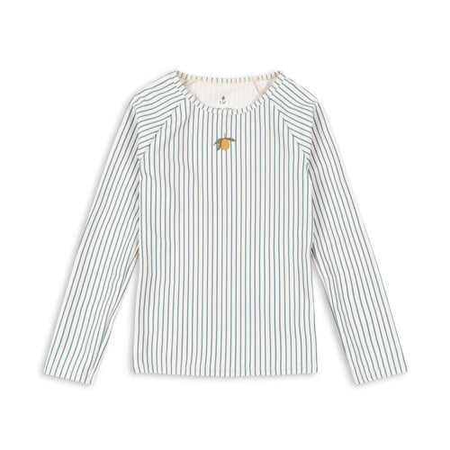 aster swim blouse grs - tea stripe