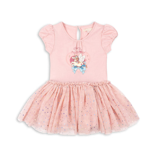 ada fairy ballerina glitter dress - fairy etoile holographic pink
