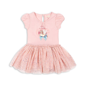 ada fairy ballerina glitter dress - fairy etoile holographic pink