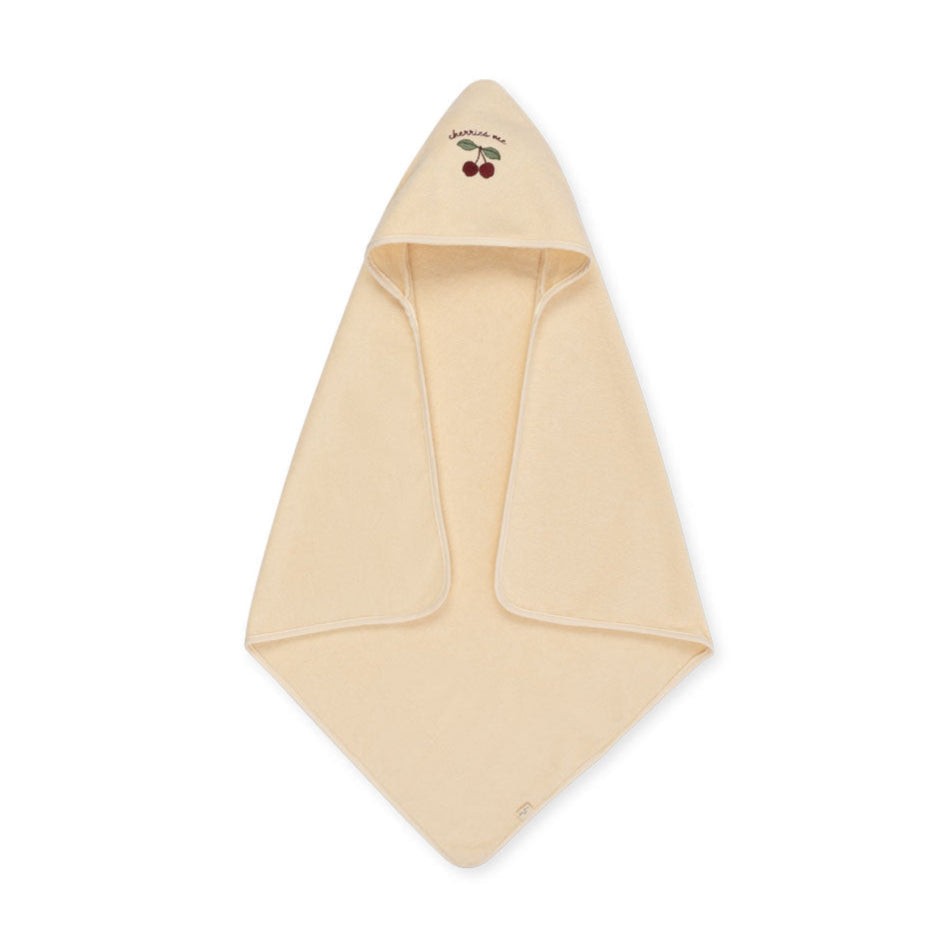 terry towel embroidery gots - cherry
