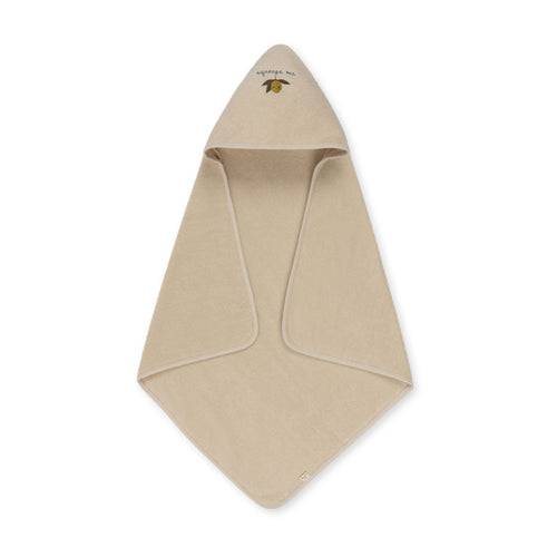 terry towel embroidery gots - lemon