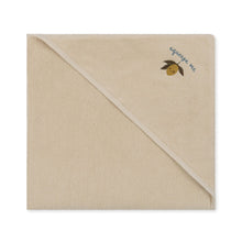 Load image into Gallery viewer, terry towel embroidery gots - lemon