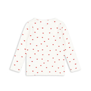 minnie blouse gots - amour rouge