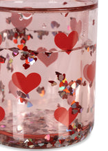 Load image into Gallery viewer, 2 pack glitter cups - heart
