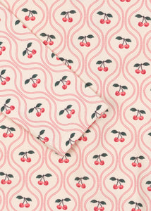 merle ls swimsuit grs - cherry pink motif