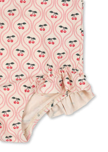 merle ls swimsuit grs - cherry pink motif