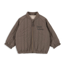 Load image into Gallery viewer, Brown jacket with text on a white background