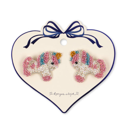 2 pack unicorn hair clips - unicorn
