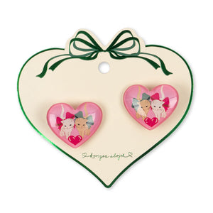 2 pack vilma hair clip - bow kitty