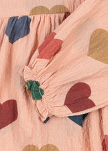 Load image into Gallery viewer, elin romper - coeur rose coloré