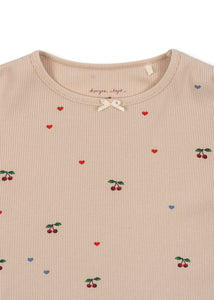 ella tee - cherry coeur blush