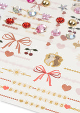 Load image into Gallery viewer, jewellery tattoos &amp; gem stones - heart mix