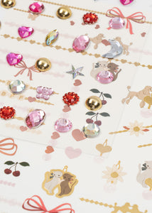 jewellery tattoos & gem stones - heart mix