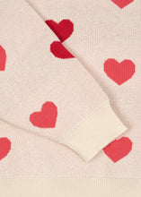 Load image into Gallery viewer, lapis sweater - coeur coloré duo pink