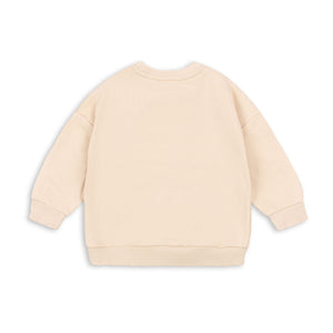 Beige sweatshirt on a white background