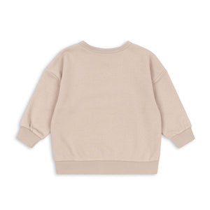 Beige sweatshirt on a white background
