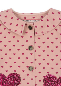 nola shirt jacket - berry coeur