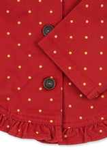 Load image into Gallery viewer, nola shirt jacket - strawberry dot