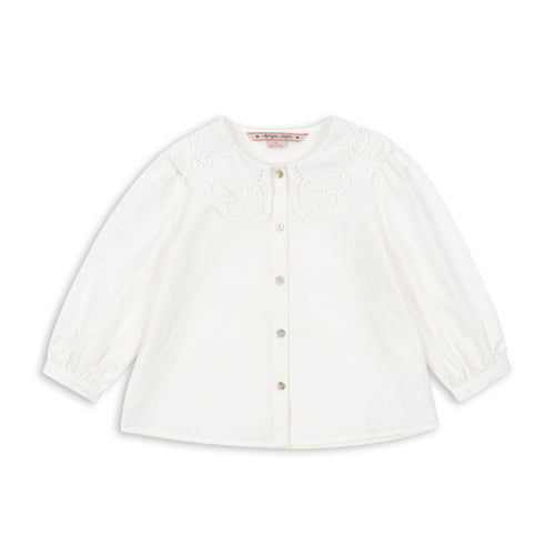 White shirt on a white background