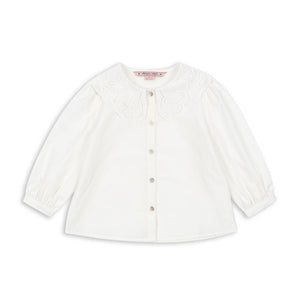 White shirt on a white background