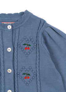 soleil cardigan - country blue
