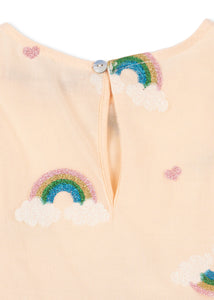 tullie dress - rainbow glitter