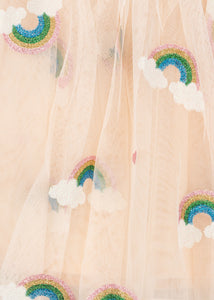 tullie dress - rainbow glitter