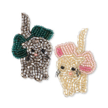 Load image into Gallery viewer, 2 pack bow kitty hair clip - bow kitty
