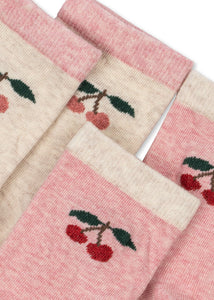 2 pack socks - cherry