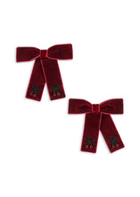 Load image into Gallery viewer, 2 pack juliette bow hair clip