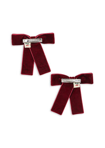 2 pack juliette bow hair clip