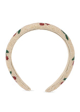 將圖片載入圖庫檢視器 Beaded headband with colorful accents on a white background