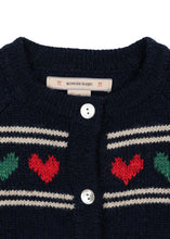 Load image into Gallery viewer, belou knit cardigan heart