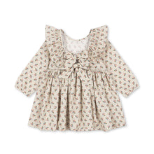 將圖片載入圖庫檢視器 Floral patterned baby dress on a white background