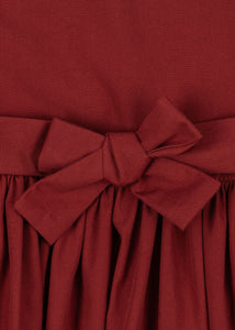 coeur dress - red dahlia