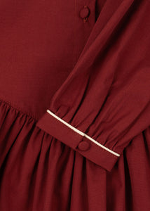 coeur dress - red dahlia