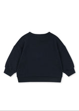 Load image into Gallery viewer, Black sweatshirt on a white background