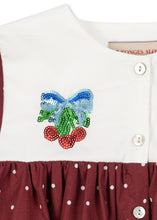 Load image into Gallery viewer, muna dress - cabernet dot