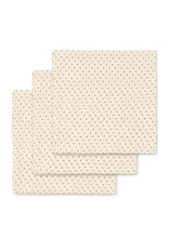 將圖片載入圖庫檢視器 Three folded fabric sheets with a subtle pattern on a white background