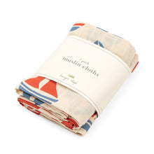 將圖片載入圖庫檢視器 Folded fabric with colorful pattern and 'mushie cloths' branding on a white background