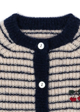 Load image into Gallery viewer, barli cardigan - navy stripe