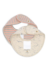 將圖片載入圖庫檢視器 Two baby bibs with different patterns on a white background