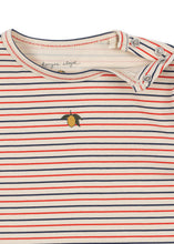 將圖片載入圖庫檢視器 basic long sleeve body - stripe tricolore petit - LittleBae.