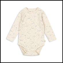 將圖片載入圖庫檢視器 Baby bodysuit with long sleeves on a white background