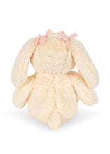 將圖片載入圖庫檢視器 Cream-colored bunny plush toy with pink bow on a white background