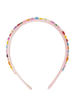 將圖片載入圖庫檢視器 Multicolored beaded headband on a white background