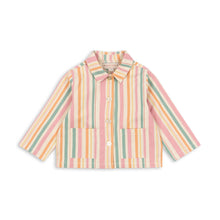 將圖片載入圖庫檢視器 Multicolored striped shirt on a white background